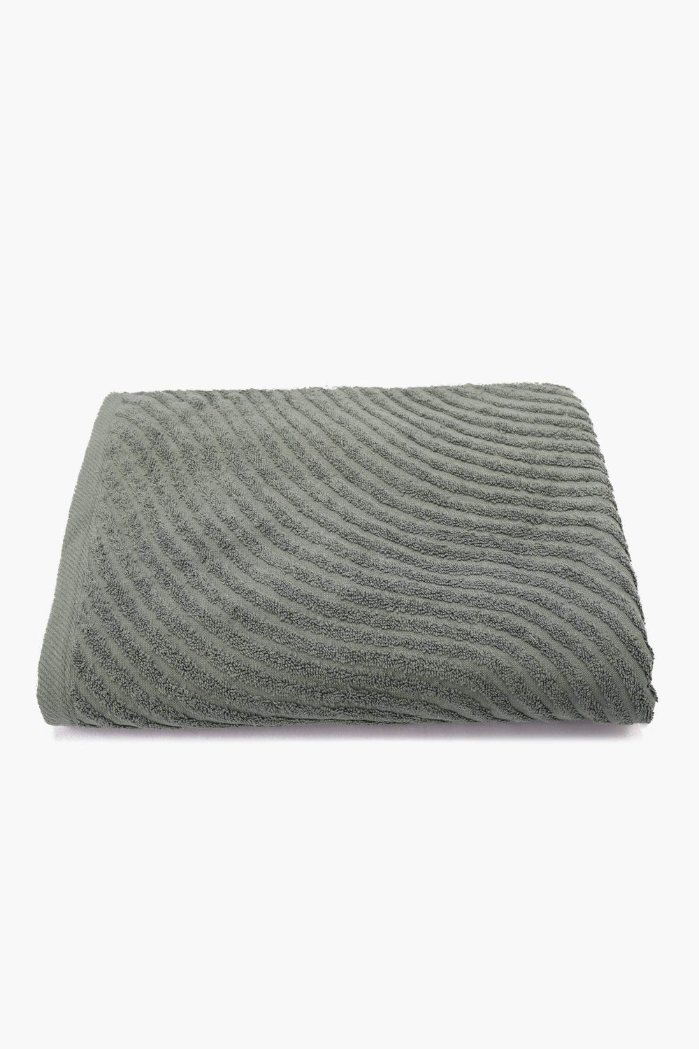 Wave Jacquard Bath Towel (160*90cm) - Carina Home