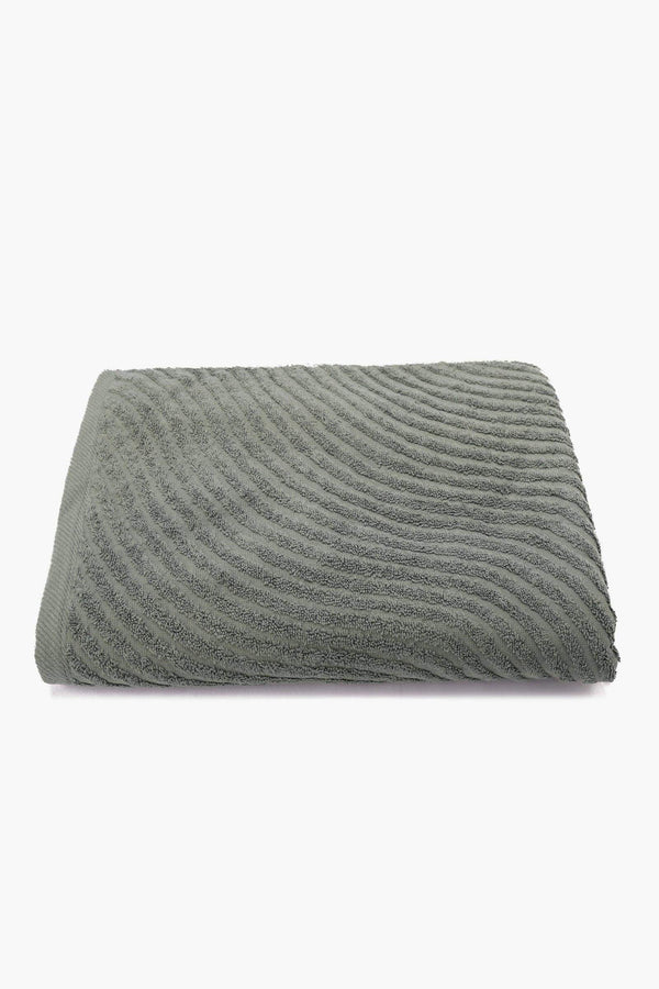 Wave Jacquard Bath Towel (160*90cm) - Carina Home