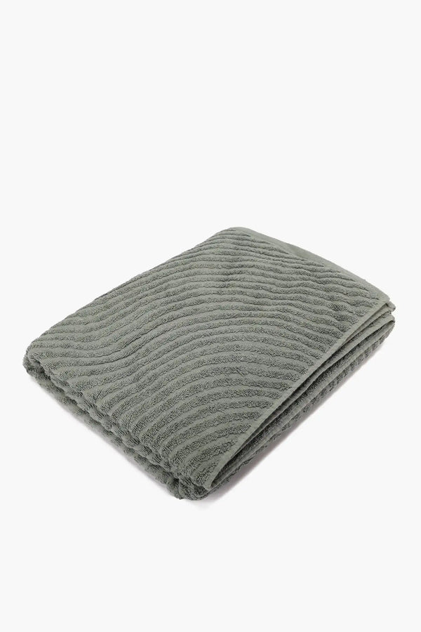 Wave Jacquard Bath Towel (160*90cm) - Carina Home