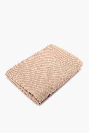 Wave Jacquard Bath Towel (160*90cm) - Carina Home