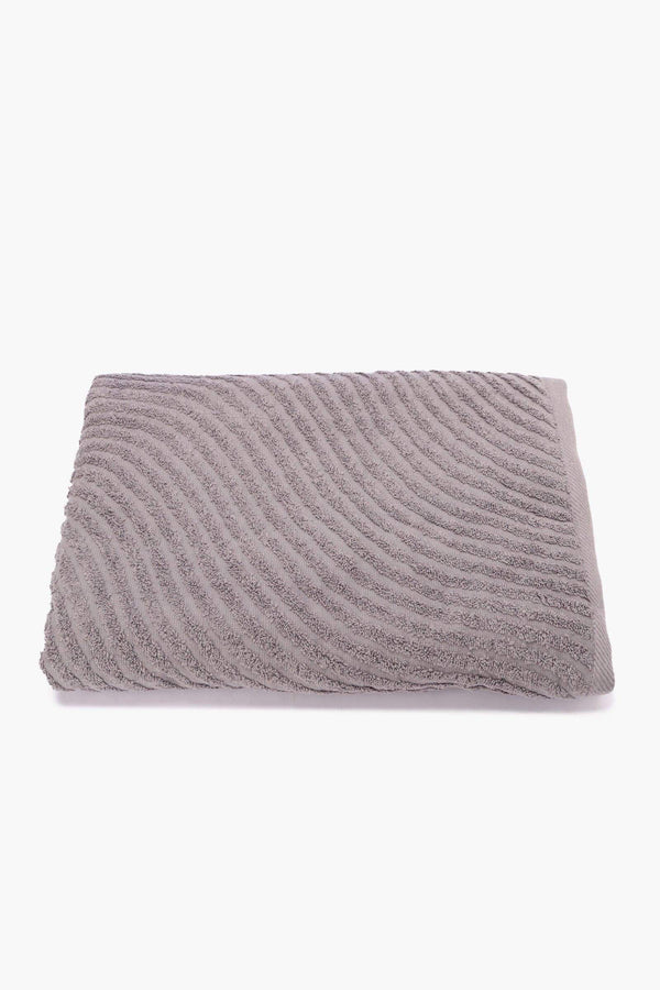 Wave Jacquard Bath Towel (160*90cm) - Carina Home