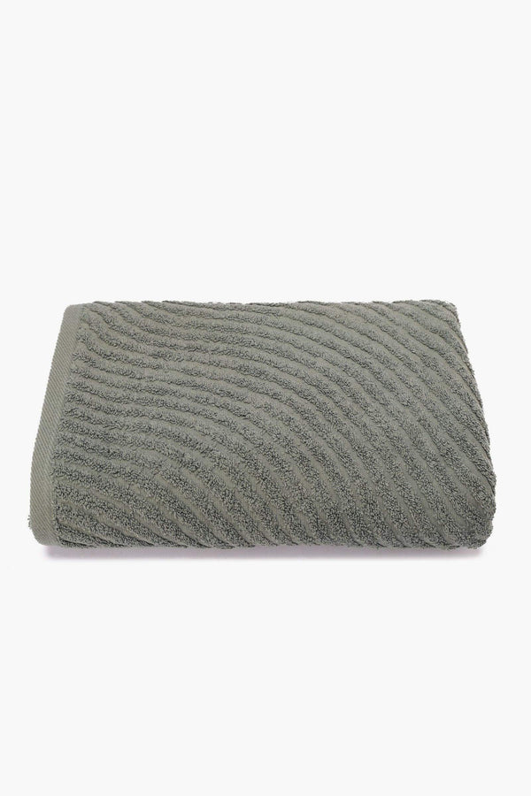 Wave Jacquard Bath Towel (140*70cm) - Carina Home
