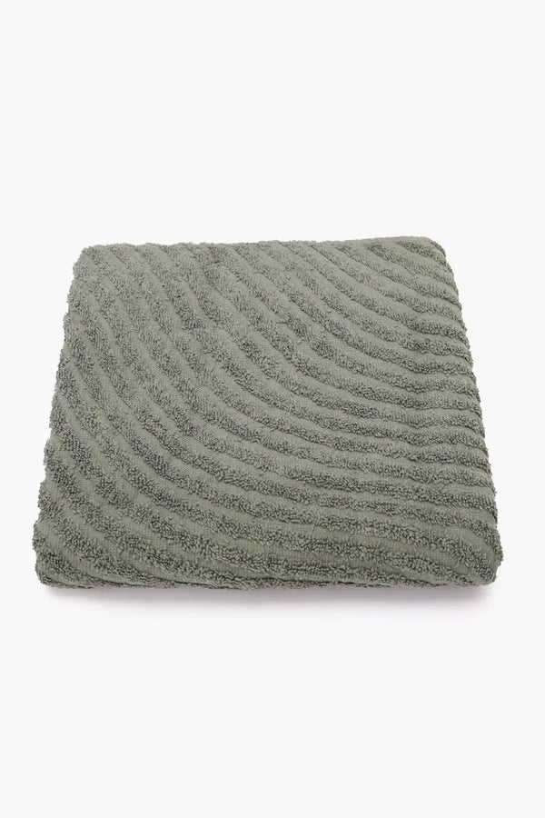 Wave Jacquard Hand Towel (100*50cm) - Carina Home