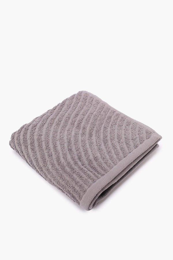 Wave Jacquard Hand Towel (100*50cm) - Carina Home