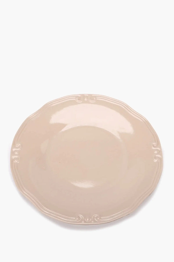 Melamine Dinner Plate with Decorative Edge (27cm) - Carina Home