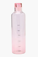 Glass Bottle with Time Markings