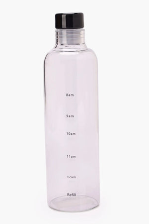 Glass Bottle with Time Markings