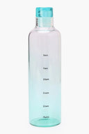 Glass Bottle with Time Markings