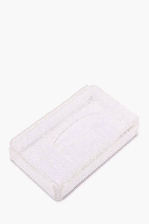 Small Textured Plexi Tissue Box