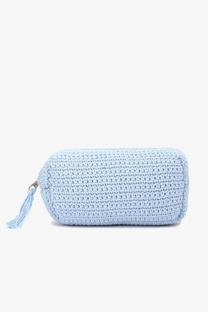 Large Braided Crochet Pouch
