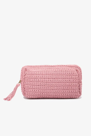 Large Braided Crochet Pouch