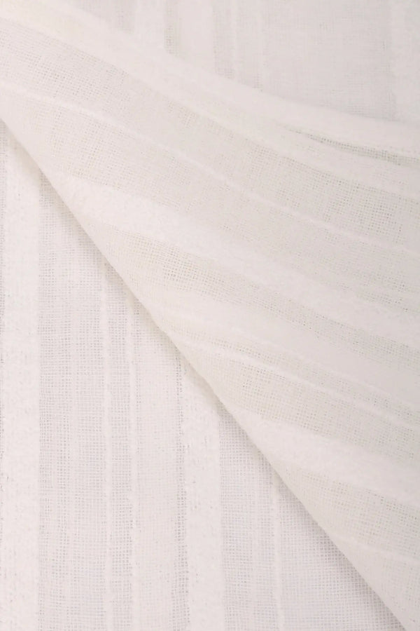 Tufted White Placemat - Carina Home