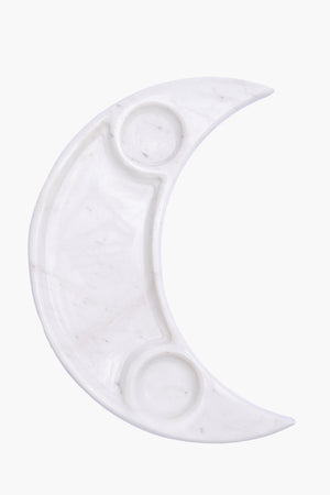 Marble Crescent Serving Platter