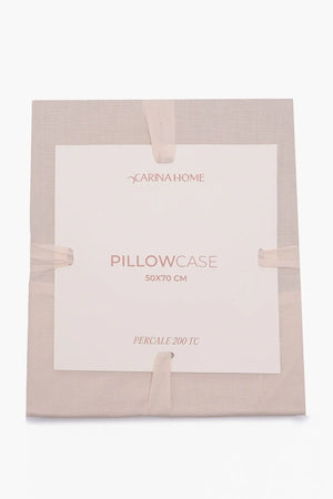 Percale Pillowcase with Pipping (TC200) - Carina Home