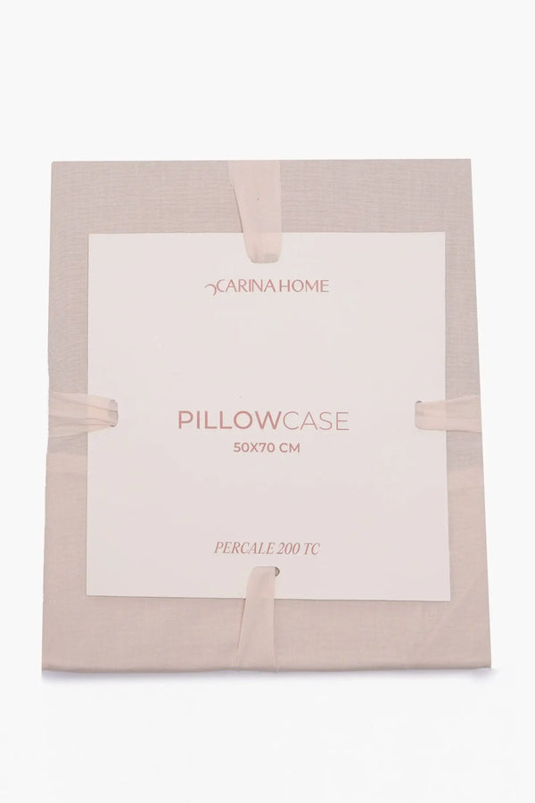 Percale Pillowcase with Pipping (TC200) - Carina Home