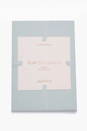 Percale Flat King Bedsheet (TC200)