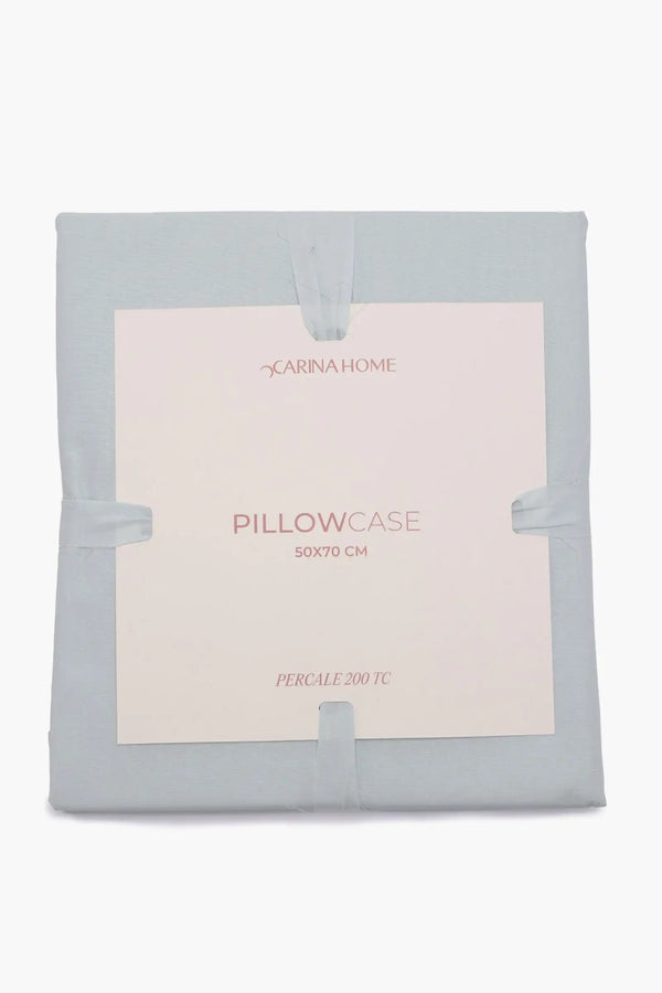 Percale Pillowcase with Pipping (TC200) - Carina Home