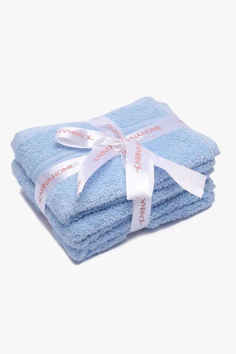 Border Face Towels (Pack of 3) - Carina Home