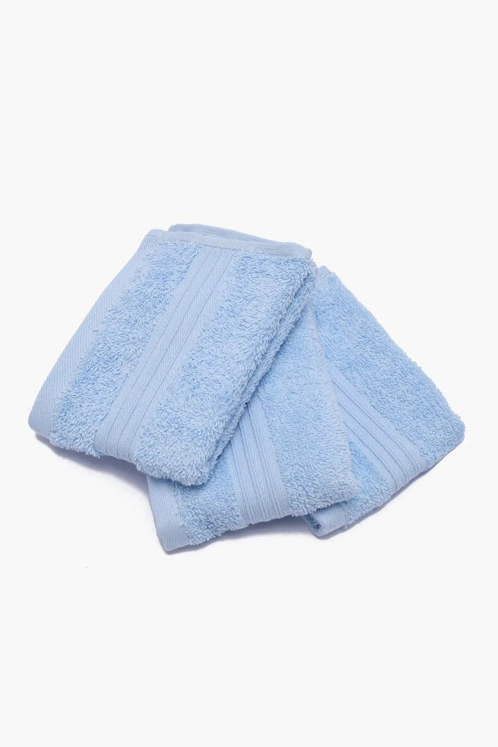 Border Face Towels (Pack of 3) - Carina Home