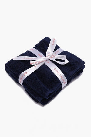 Double Border Face Towels (Pack of 3) - Carina Home