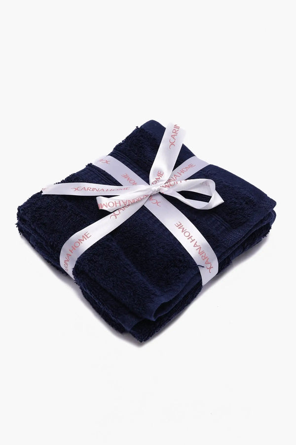 Double Border Face Towels (Pack of 3) - Carina Home