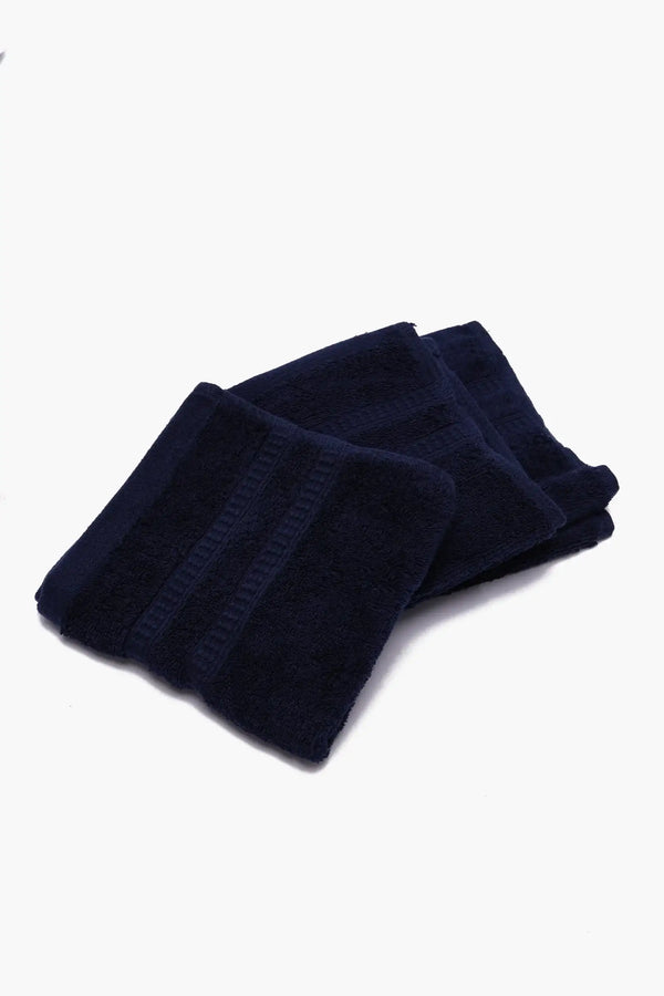 Double Border Face Towels (Pack of 3) - Carina Home