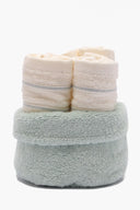 Face Towels (Pack of 4 + Basket)