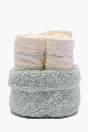 Face Towels (Pack of 4 + Basket)