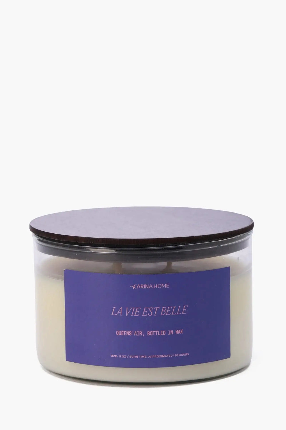 La Vie Est Belle Candle Jar (11oz) - Carina Home