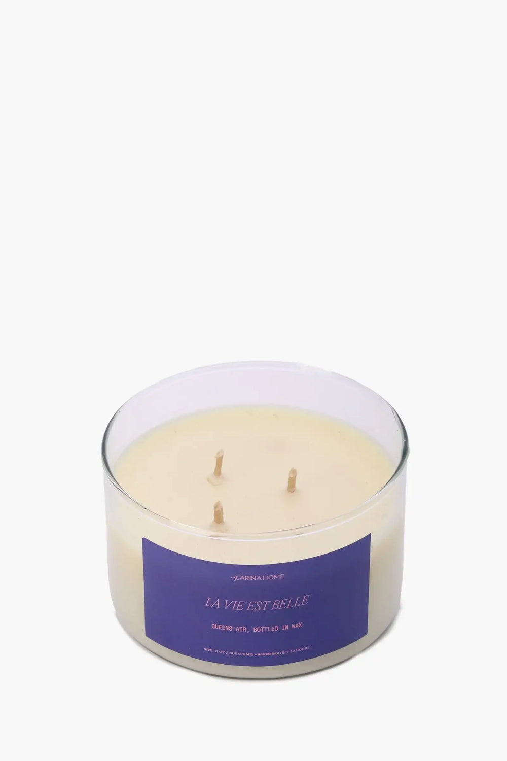 La Vie Est Belle Candle Jar (11oz) - Carina Home
