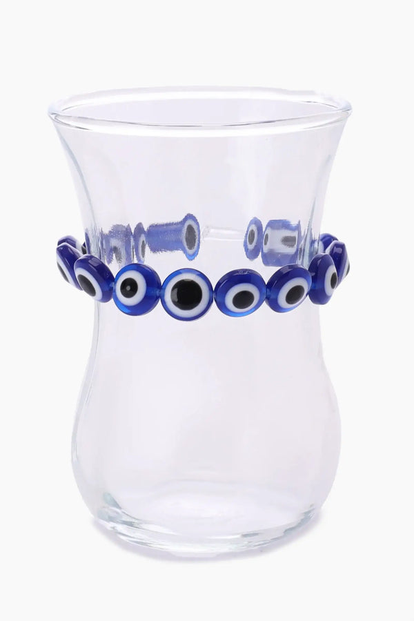 Glass Istikana With Saucer & Bracelet - Carina Home