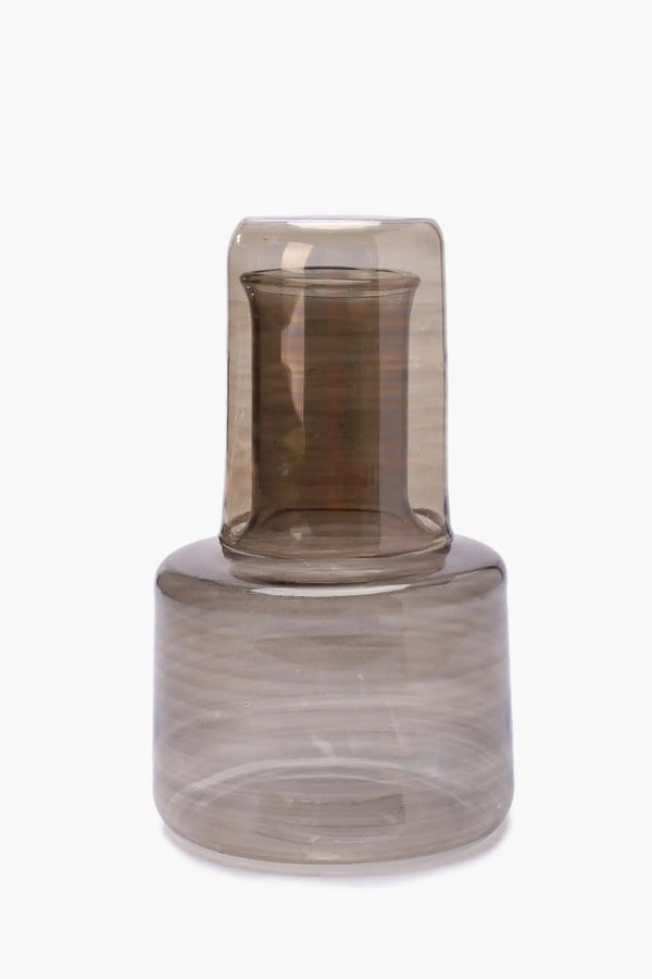 Glass Jug with Matching Cup - Carina Home