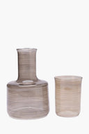 Glass Jug with Matching Cup - Carina Home
