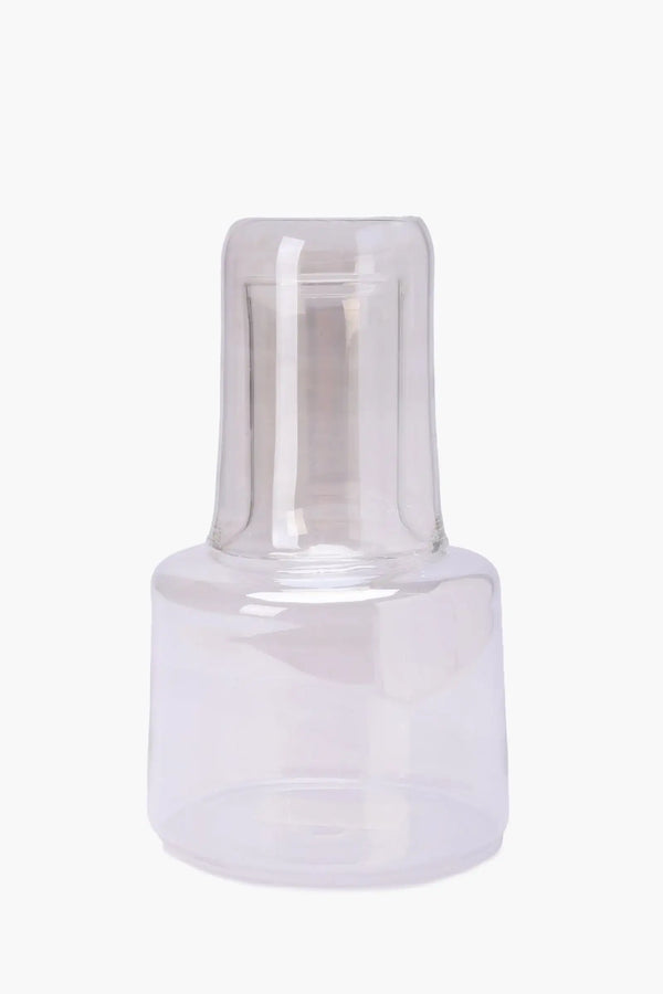 Glass Jug with Matching Cup - Carina Home