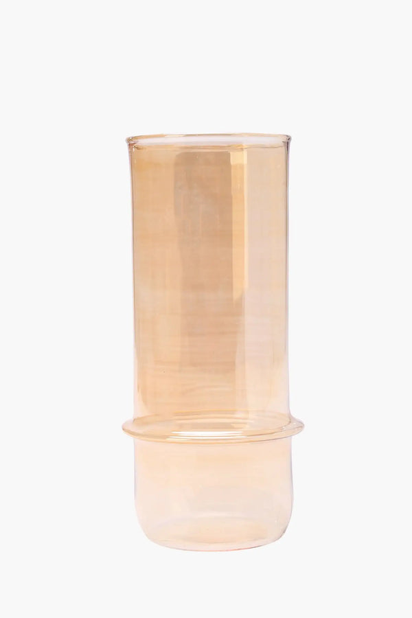 Large Clear Glass Vase - Carina Home