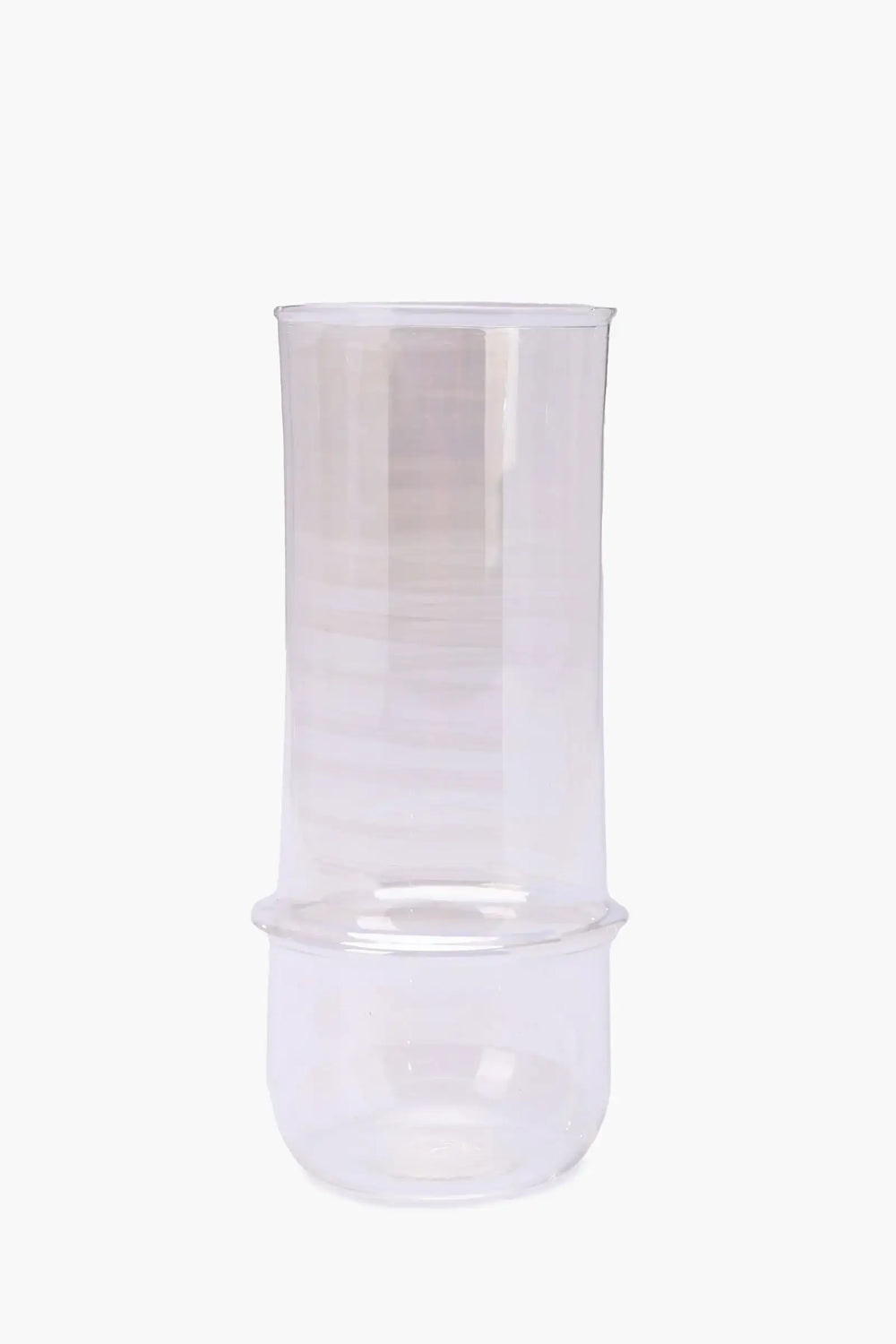 Large Clear Glass Vase - Carina Home