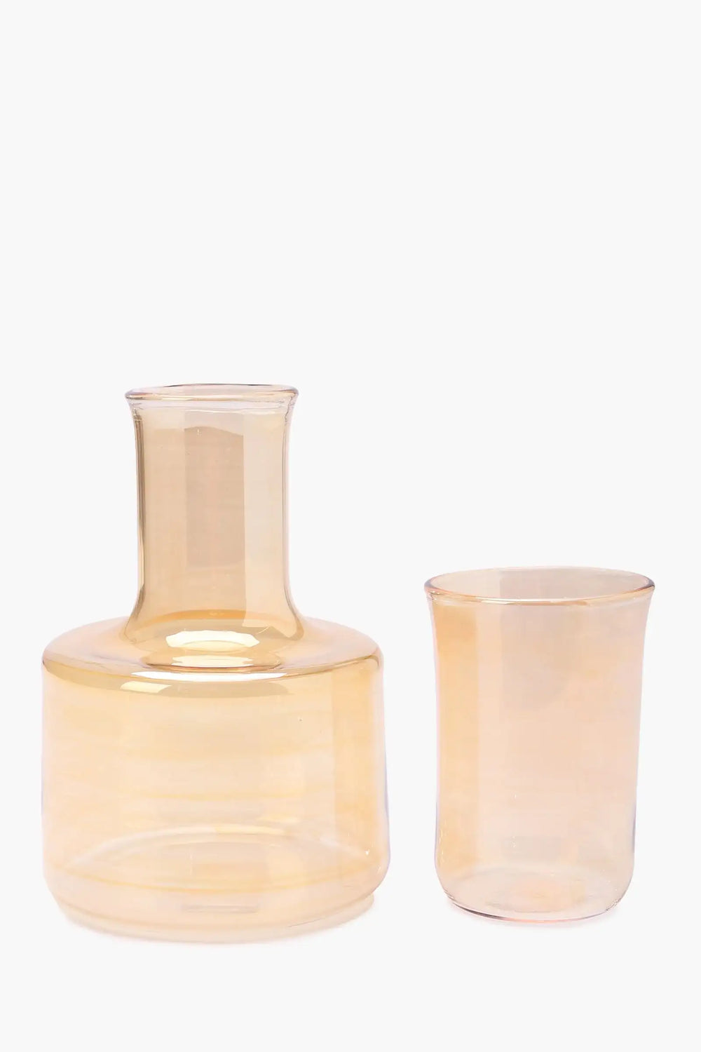 Glass Jug with Matching Cup - Carina Home