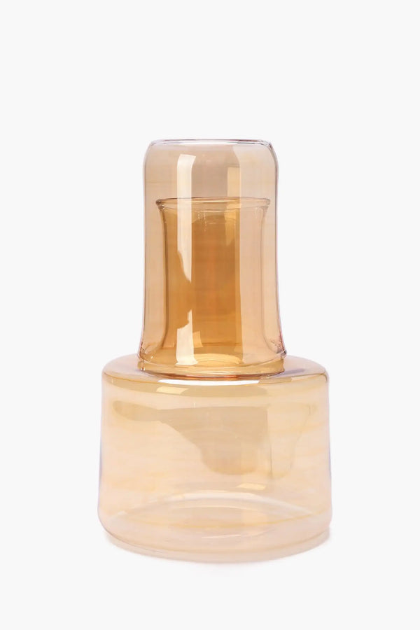 Glass Jug with Matching Cup - Carina Home