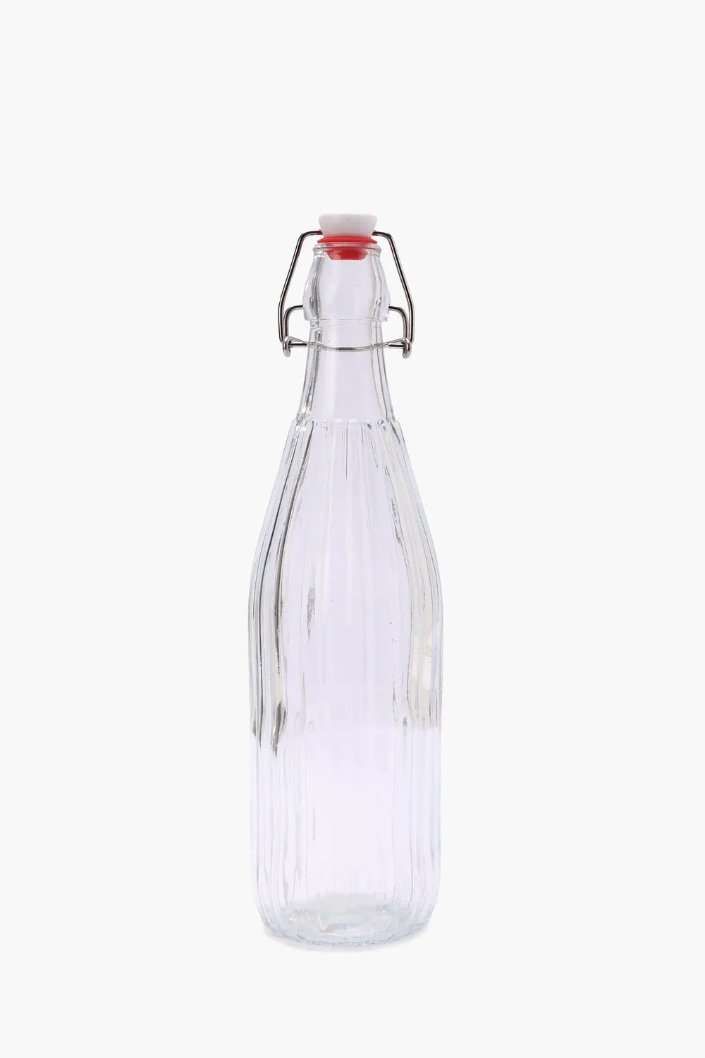 Glass Striped Bottle - Carina Home