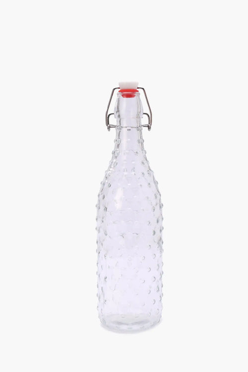 Glass Bubble Texture Bottle - Carina Home