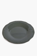 Melamine Round Plate with Decorative Edge (33cm) - Carina Home