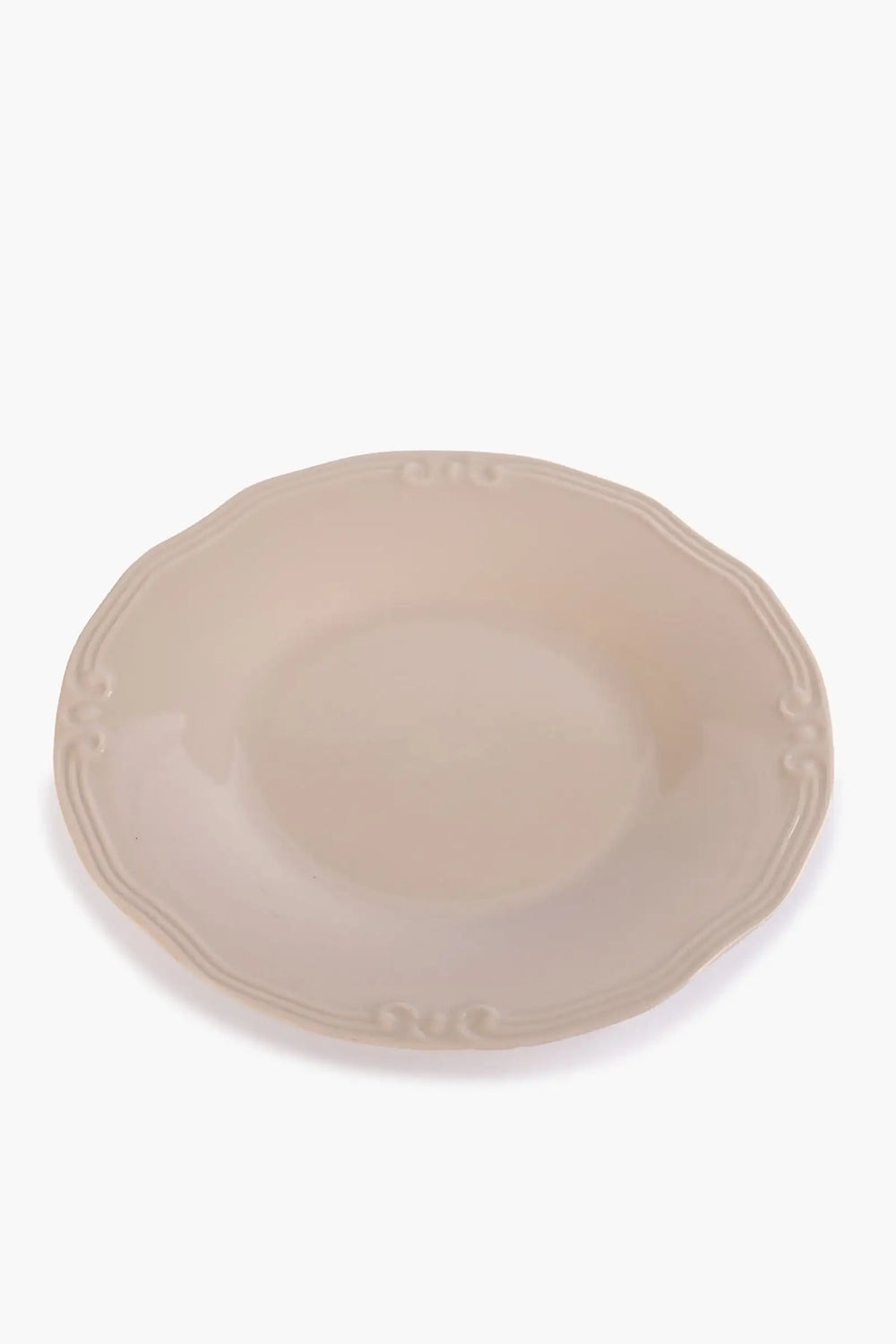 Melamine  Plate with Decorative Edge (21cm)