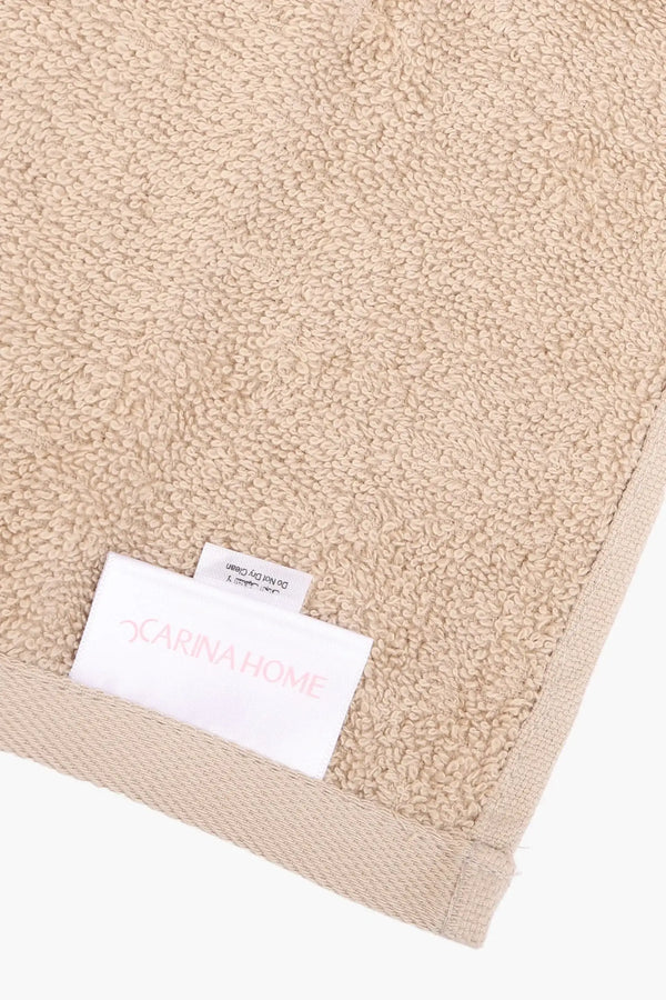 Border Face Towels (Pack of 3) - Carina Home