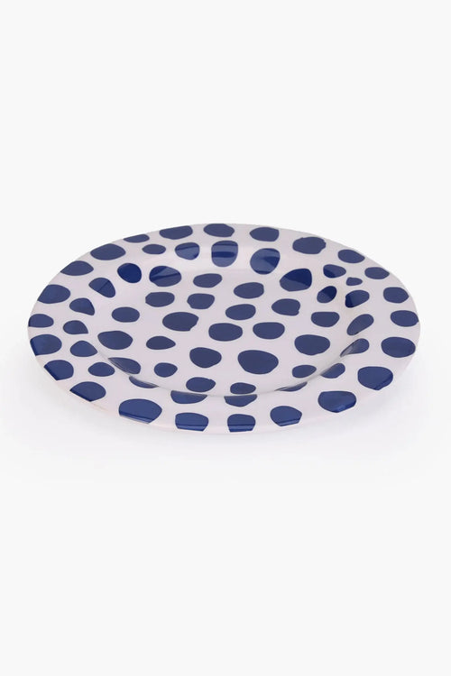 Melamine Dotted Dinner Plate (23 cm) - Carina Home