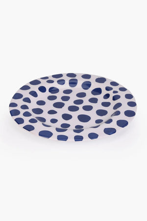 Melamine Dotted Dinner Plate (28 cm) - Carina Home