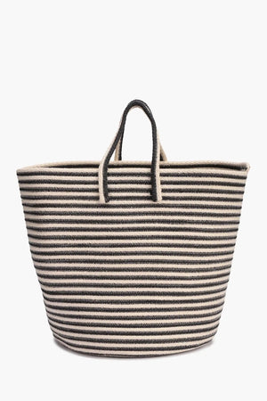 Braided Straw Basket with Handles