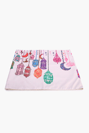 Lantern-Print Table Runner
