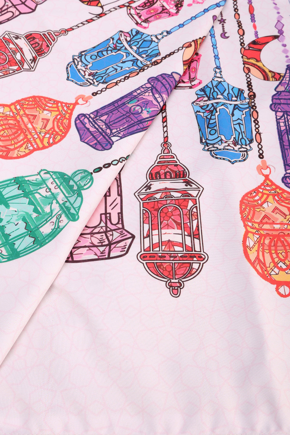 Lantern-Print Table Runner