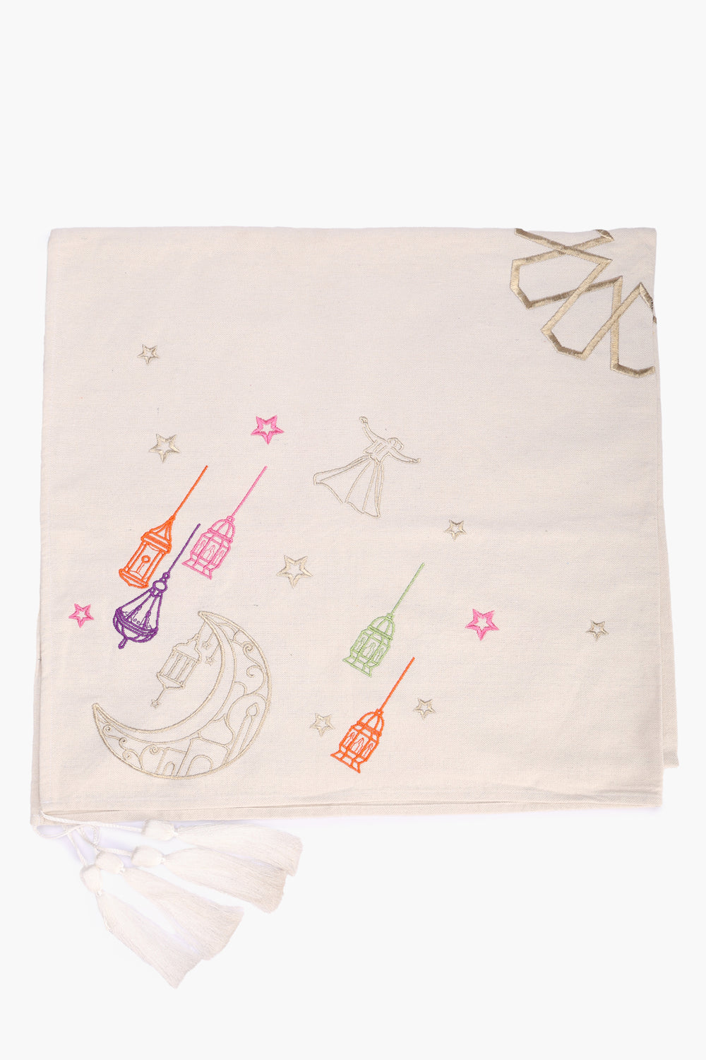 Festive Embroidered Tablecloth