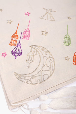 Festive Embroidered Tablecloth